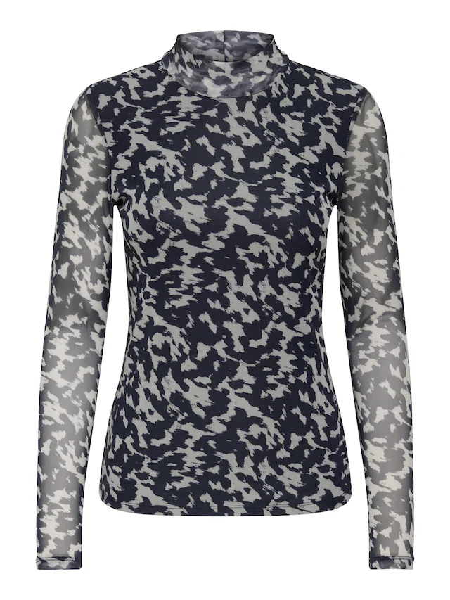 ONLY Langarmshirt »ONLERICA LIFE MESH L/S TOP JRS NOOS« Kunstfaser mit Stretch, regular fit