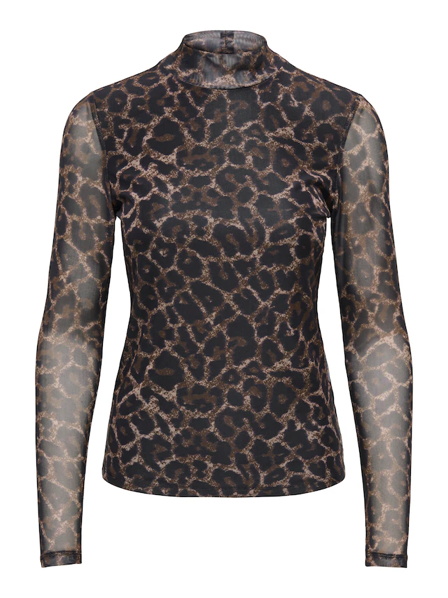 ONLY Langarmshirt »ONLERICA LIFE MESH L/S TOP JRS NOOS« Kunstfaser mit Stretch, regular fit