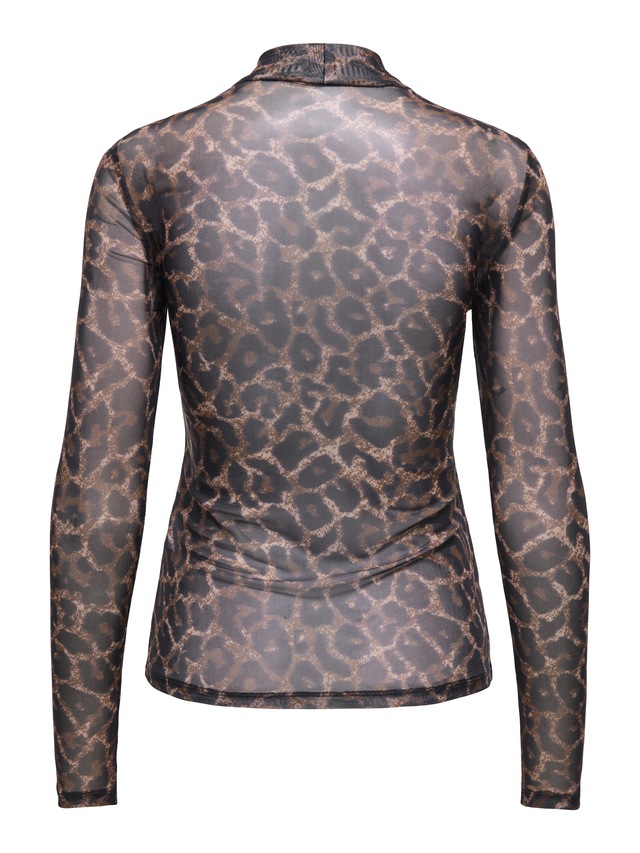 ONLY Langarmshirt »ONLERICA LIFE MESH L/S TOP JRS NOOS« Kunstfaser mit Stretch, regular fit