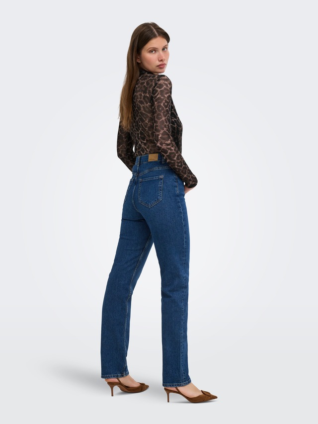 ONLY Langarmshirt »ONLERICA LIFE MESH L/S TOP JRS NOOS« Kunstfaser mit Stretch, regular fit