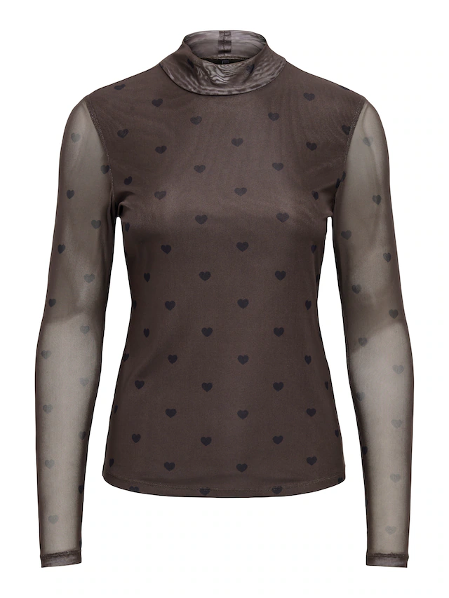 ONLY Langarmshirt »ONLERICA LIFE MESH L/S TOP JRS NOOS« Kunstfaser mit Stretch, regular fit