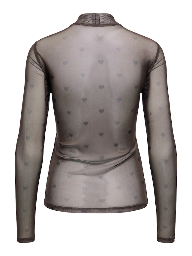 ONLY Langarmshirt »ONLERICA LIFE MESH L/S TOP JRS NOOS« Kunstfaser mit Stretch, regular fit