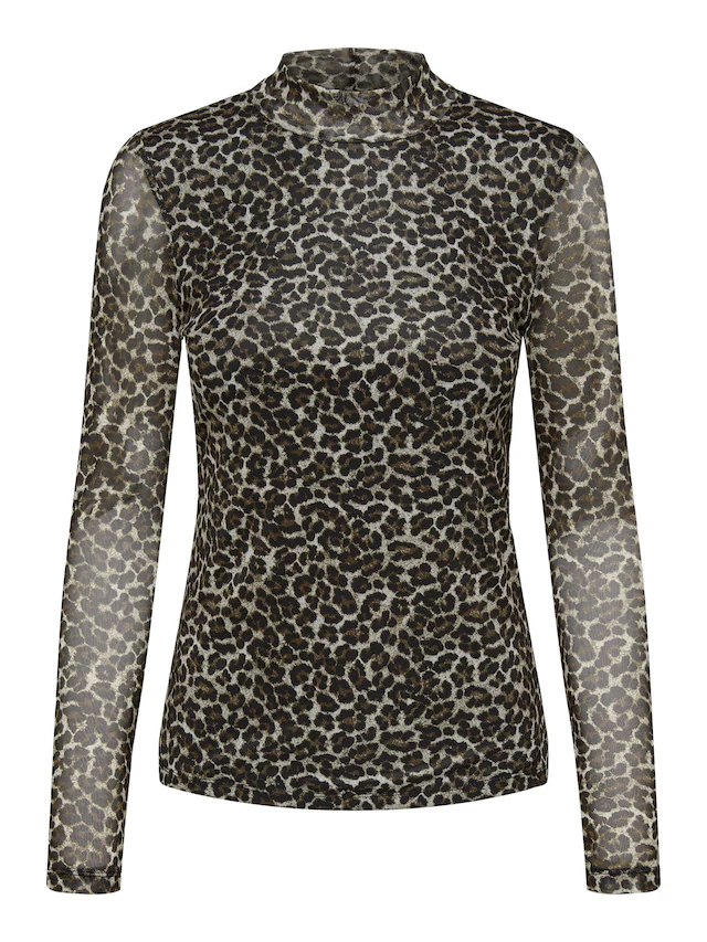 ONLY Langarmshirt »ONLERICA LIFE MESH L/S TOP JRS NOOS« Kunstfaser mit Stretch, regular fit