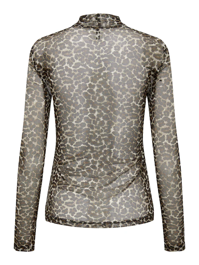 ONLY Langarmshirt »ONLERICA LIFE MESH L/S TOP JRS NOOS« Kunstfaser mit Stretch, regular fit