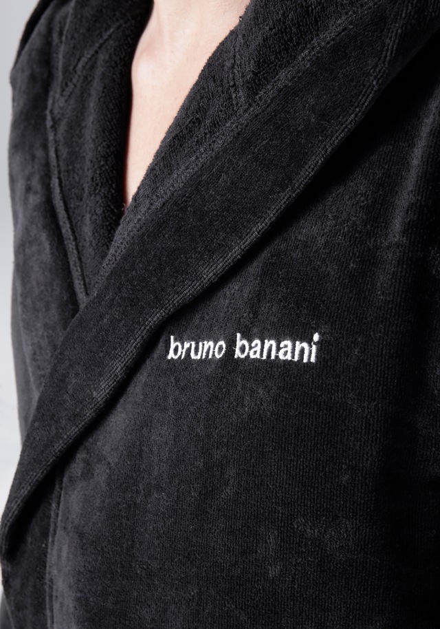 Bruno Banani Unisex-Bademantel »Daniel, ideal für Sauna & Spa, Hotelbademantel, Morgenmantel« 1 Stk. Damen & Herren Bademantel, lang, mit Taschen, S-5XL