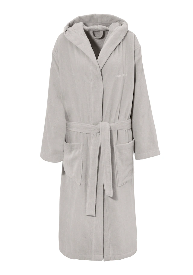 Bruno Banani Unisex-Bademantel »Daniel, ideal für Sauna & Spa, Hotelbademantel, Morgenmantel« 1 Stk. Damen & Herren Bademantel, lang, mit Taschen, S-5XL