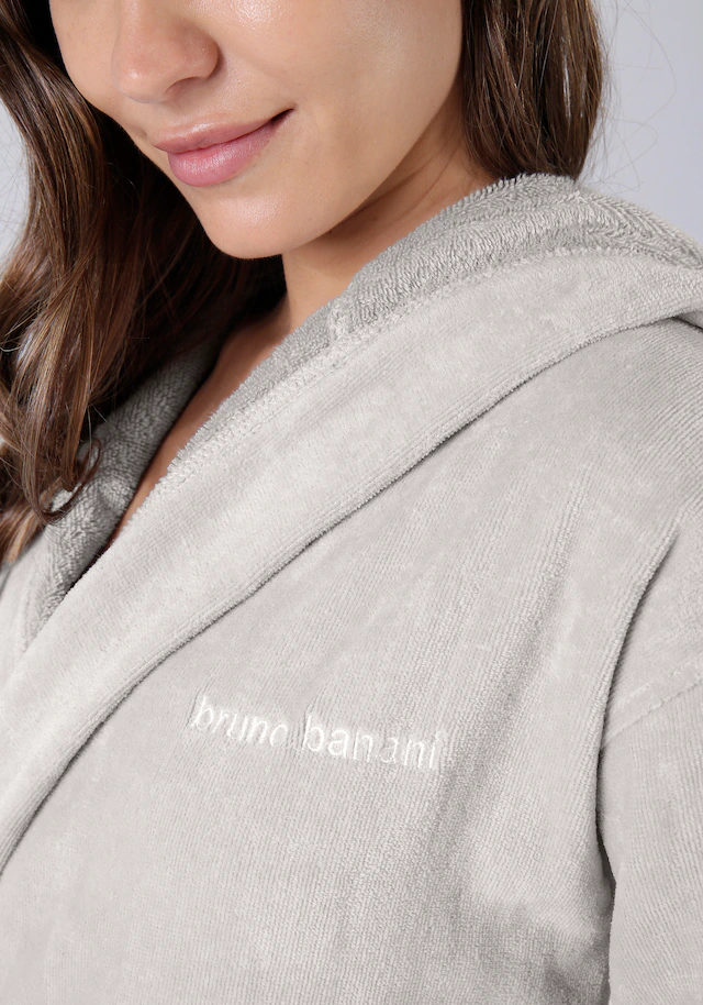 Bruno Banani Unisex-Bademantel »Daniel, ideal für Sauna & Spa, Hotelbademantel, Morgenmantel« 1 Stk. Damen & Herren Bademantel, lang, mit Taschen, S-5XL