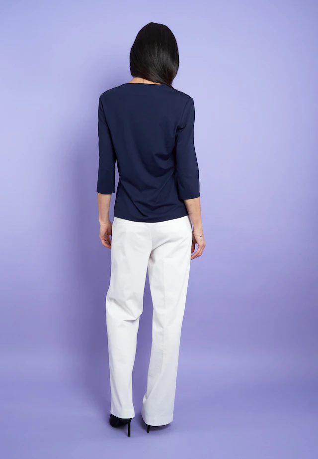 Seidel Moden 3/4-Arm-Shirt mit Raff-Detail vorne - MADE IN GERMANY