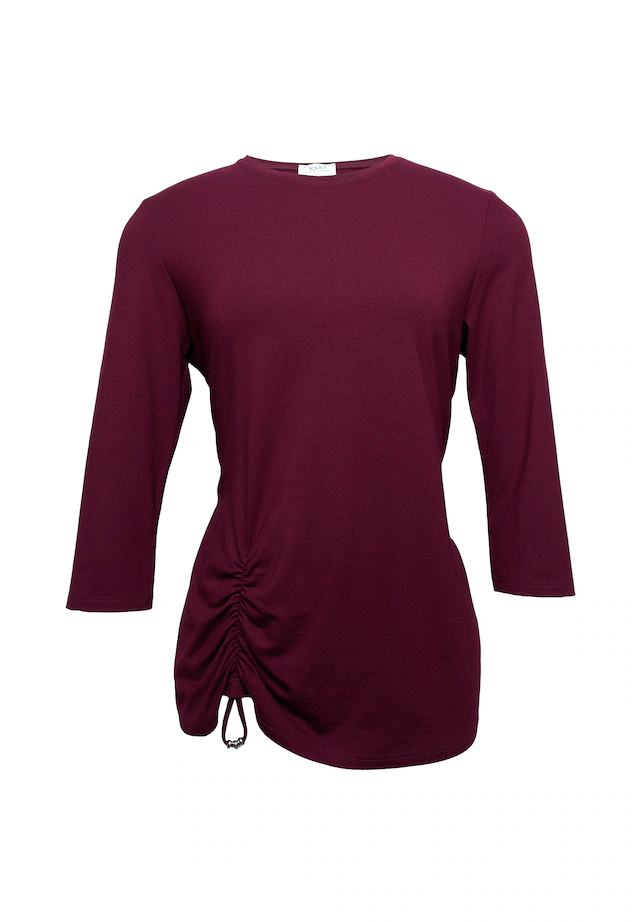 Seidel Moden 3/4-Arm-Shirt mit Raff-Detail vorne - MADE IN GERMANY