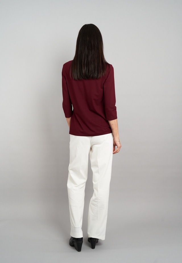 Seidel Moden 3/4-Arm-Shirt mit Raff-Detail vorne - MADE IN GERMANY