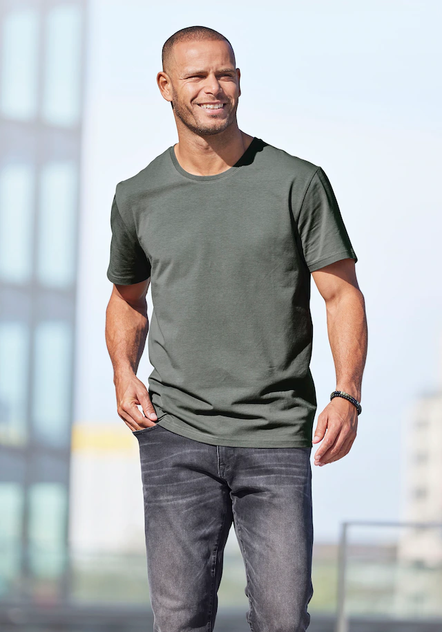 AUTHENTIC LE JOGGER T-Shirt Packung, 2, Freizeitshirt aus 100% Baumwolle