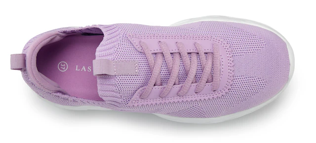 LASCANA ACTIVE Sneaker »Turnschuhe,« ultraleicht und bequem zum Reinschlüpfen mit Zierschnürung VEGAN