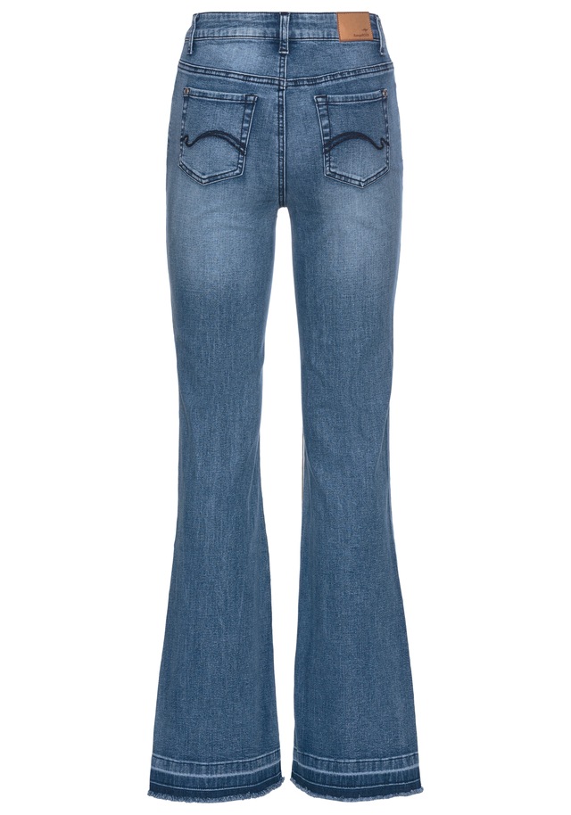KangaROOS Weite Jeans Flare Weite Jeans High Waist