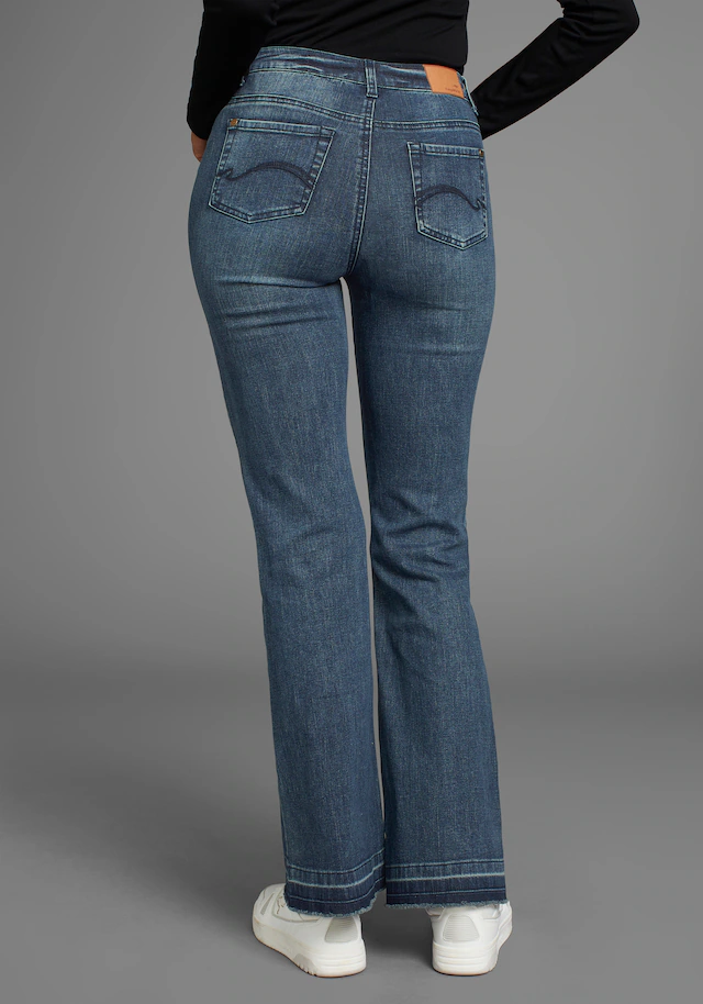 KangaROOS Weite Jeans Flare Weite Jeans High Waist