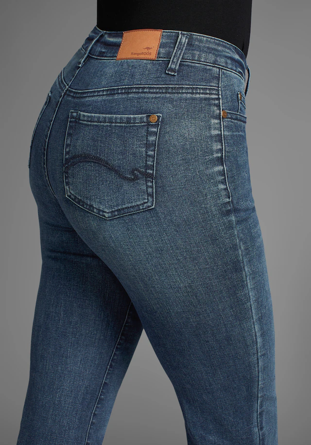KangaROOS Weite Jeans Flare Weite Jeans High Waist