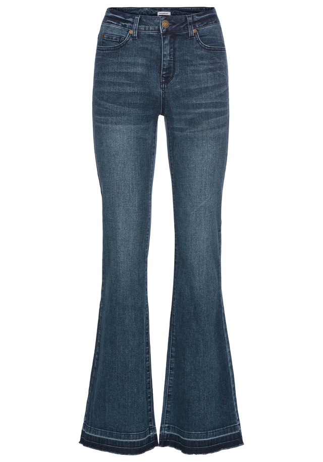 KangaROOS Weite Jeans Flare Weite Jeans High Waist