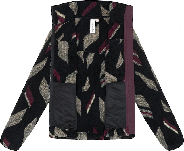 Ragwear Plüschjacke »Alaris« ohne Kapuze Kuschelige Fleecejacke mit Brusttasche