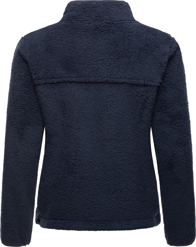 Ragwear Plüschjacke »Alaris« ohne Kapuze Kuschelige Fleecejacke mit Brusttasche