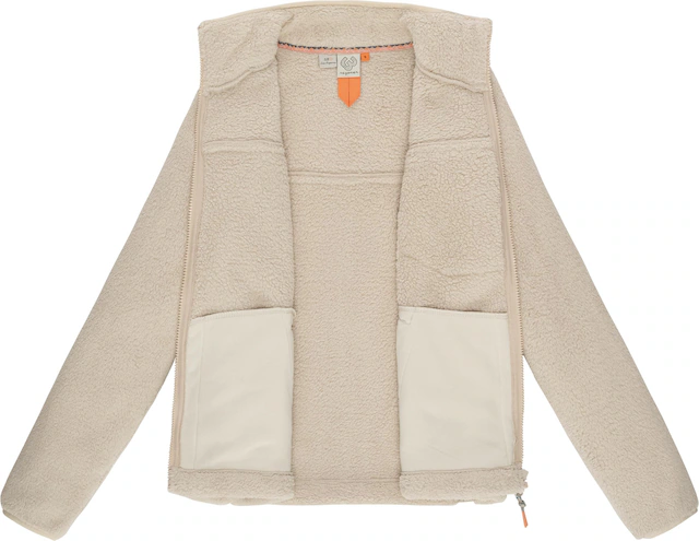 Ragwear Plüschjacke »Alaris« ohne Kapuze Kuschelige Fleecejacke mit Brusttasche