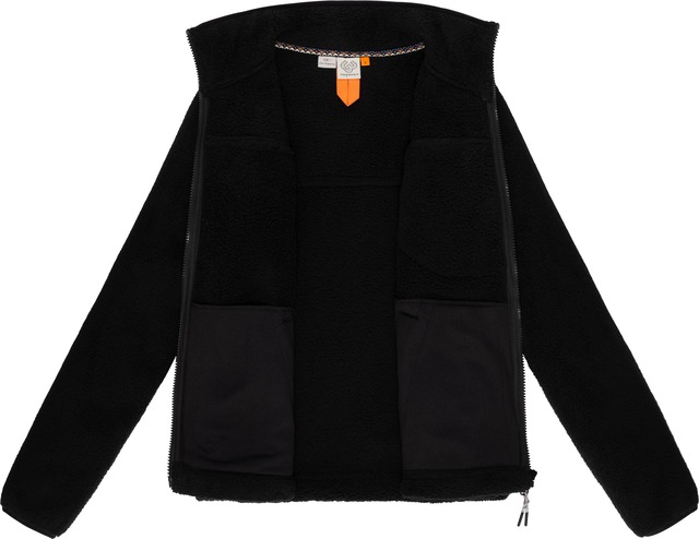 Ragwear Plüschjacke »Alaris« ohne Kapuze Kuschelige Fleecejacke mit Brusttasche