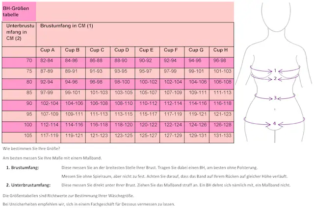 After Eden D-cup & up T-Shirt-BH »LIV« verstellbare Träger, mit Schale, mit Bügel, mit Spitze, feminin
