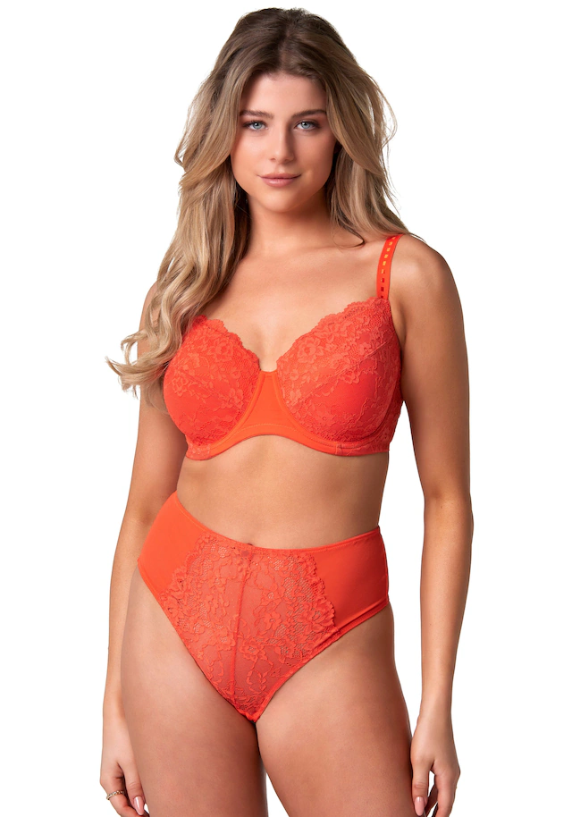 After Eden D-cup & up Panty »BO« Mit Spitze, leicht durchsichtig, feminin, bequem, weich, elastisch