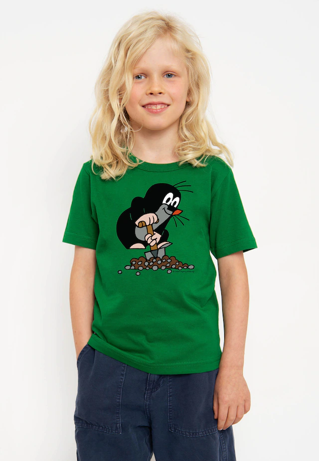 LOGOSHIRT T-Shirt »Der kleine Maulwurf« mit coolem Print