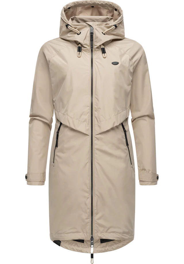 Ragwear Jerseymantel »Frodik« Wasserdichter oversized Damen Parka für die Übergangszeit