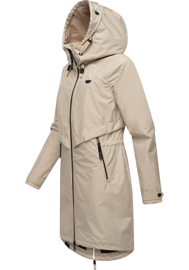Ragwear Jerseymantel »Frodik« Wasserdichter oversized Damen Parka für die Übergangszeit