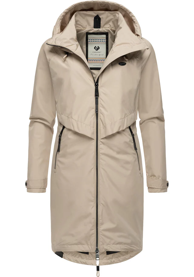 Ragwear Jerseymantel »Frodik« Wasserdichter oversized Damen Parka für die Übergangszeit