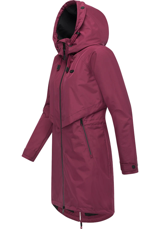 Ragwear Jerseymantel »Frodik« Wasserdichter oversized Damen Parka für die Übergangszeit