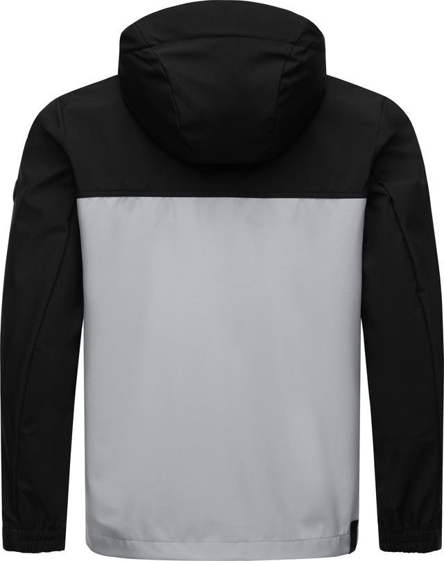 Ragwear Softshelljacke »Shellwie Block« mit Kapuze wasserdichte Herren Übergangsjacke mit großer Kapuze