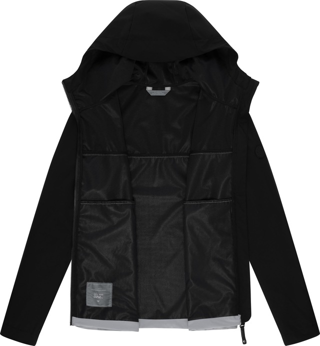Ragwear Softshelljacke »Shellwie Block« mit Kapuze wasserdichte Herren Übergangsjacke mit großer Kapuze