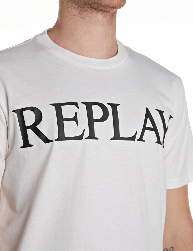 Replay T-Shirt mit Logo-Frontprint