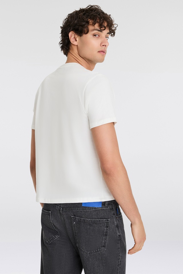 Replay T-Shirt »mit Logostickerei auf der Brust«