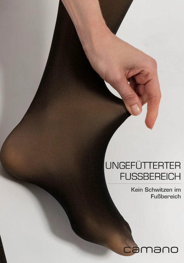 Camano Thermostrumpfhose »comfort« 120 DEN mit transparentem 20DEN-Look, wärmende Thermo-Qualität