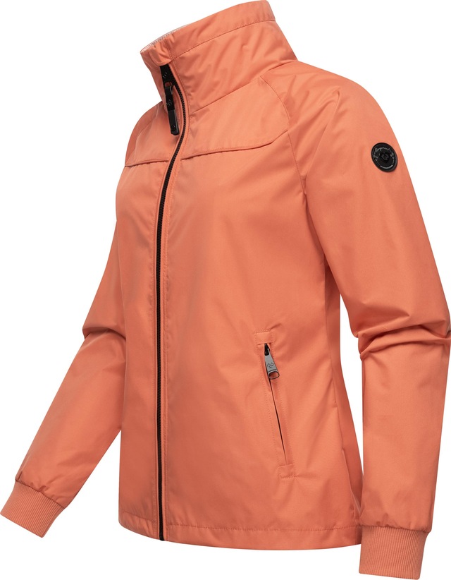 Ragwear Outdoorjacke »Apola« ohne Kapuze Wasserdichte Damen Übergangsjacke mit hohem Kragen