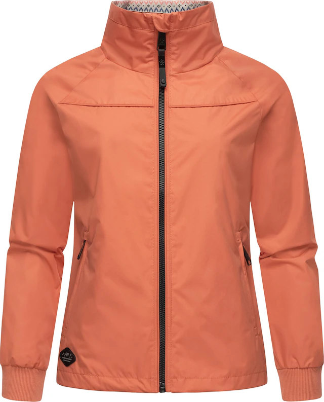 Ragwear Outdoorjacke »Apola« ohne Kapuze Wasserdichte Damen Übergangsjacke mit hohem Kragen