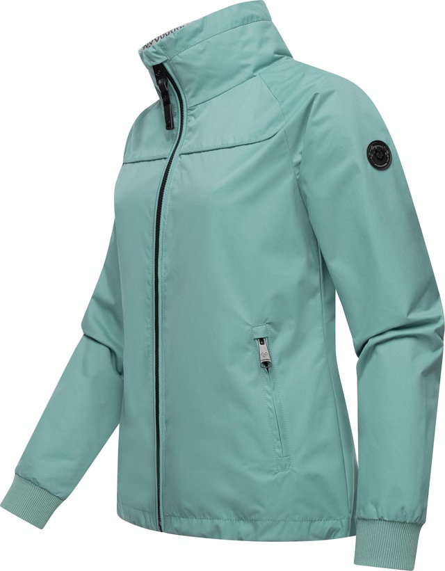 Ragwear Outdoorjacke »Apola« ohne Kapuze Wasserdichte Damen Übergangsjacke mit hohem Kragen