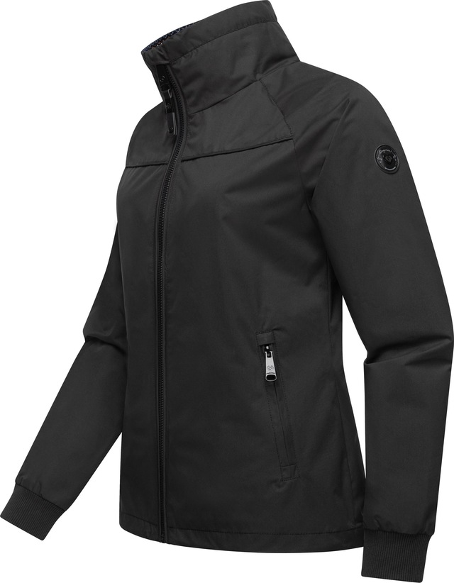 Ragwear Outdoorjacke »Apola« ohne Kapuze Wasserdichte Damen Übergangsjacke mit hohem Kragen