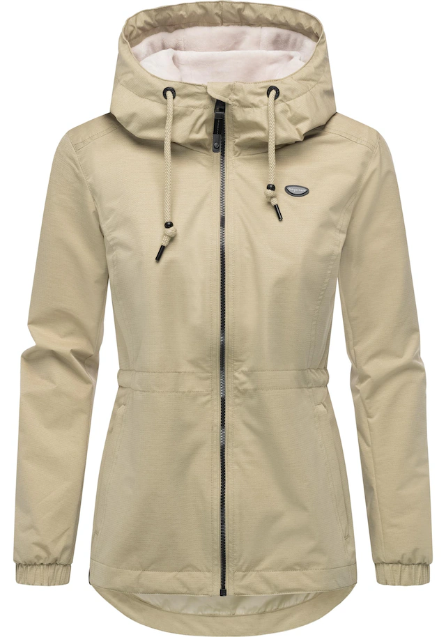 Ragwear Outdoorjacke »Dankka Tech« mit Kapuze Stylische Damen Übergangsjacke aus wasserdichtem Material