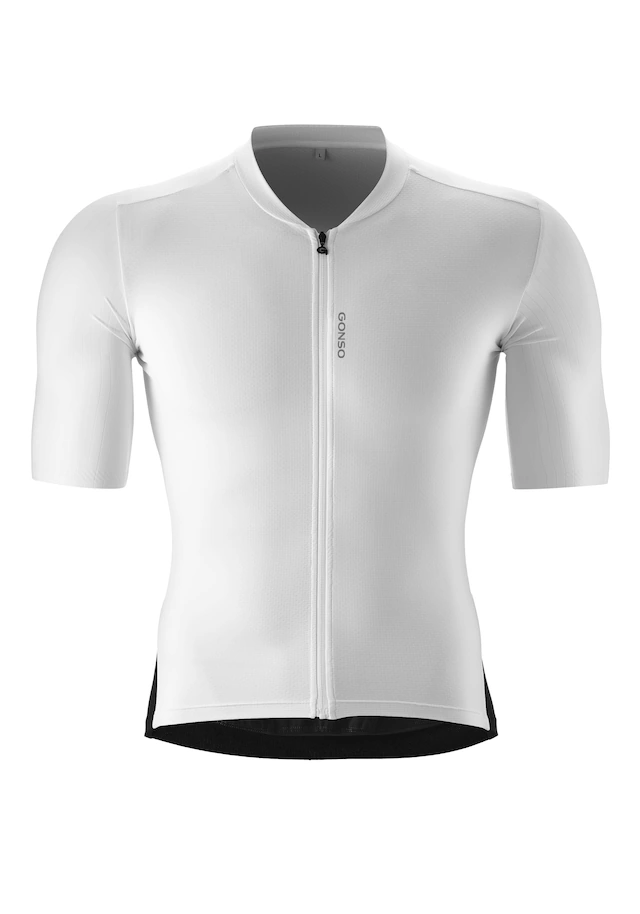 Gonso Radtrikot »SITIVO Jersey Red M« Herren Fahrradtrikot kurzarm, atmungsaktives Trikot mit Rückentasche