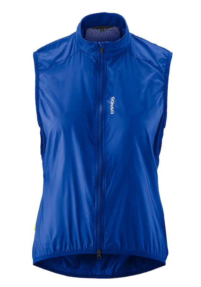 Gonso Funktionsweste »Road Vest Wind W« Damen Weste, atmungsaktive Radweste, leichte Windweste, Tight Fit