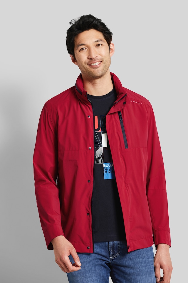 bugatti Kurzjacke mit Kapuze mit wasserabweisender Funktion