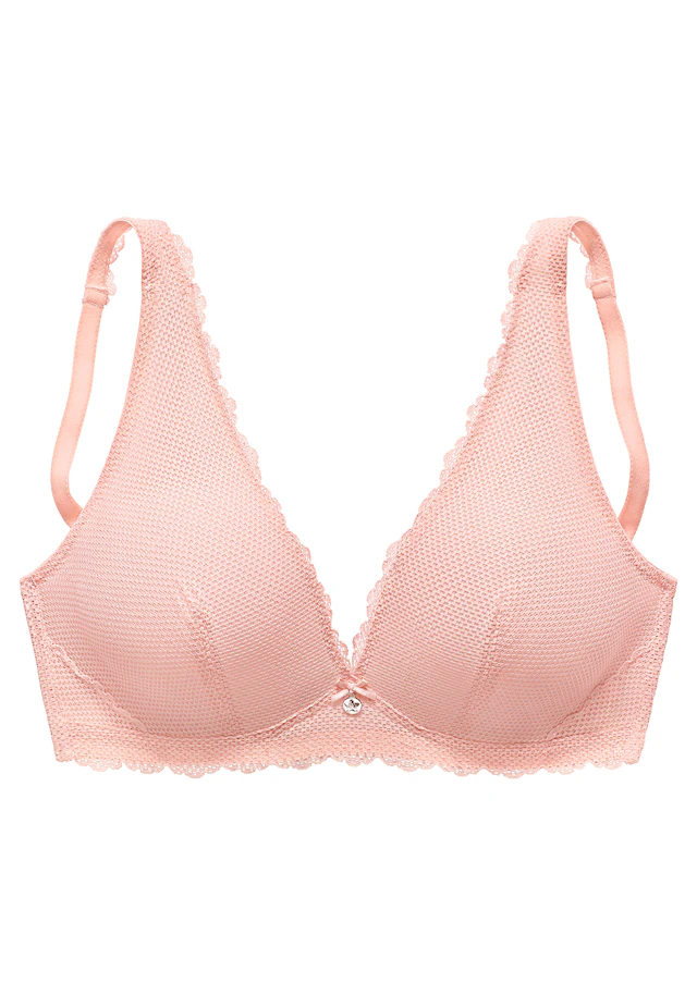 Vivance Bralette-BH ohne Bügel im High-Apex-Design, sexy Dessous
