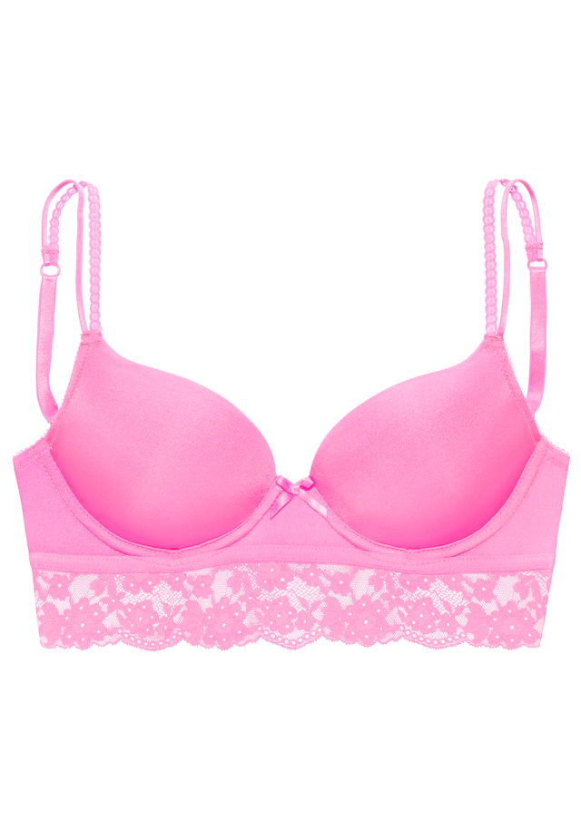 Vivance Push-up-BH »Anisa« mit Bügel und Spitze entlang der Unterbrust, sexy Dessous