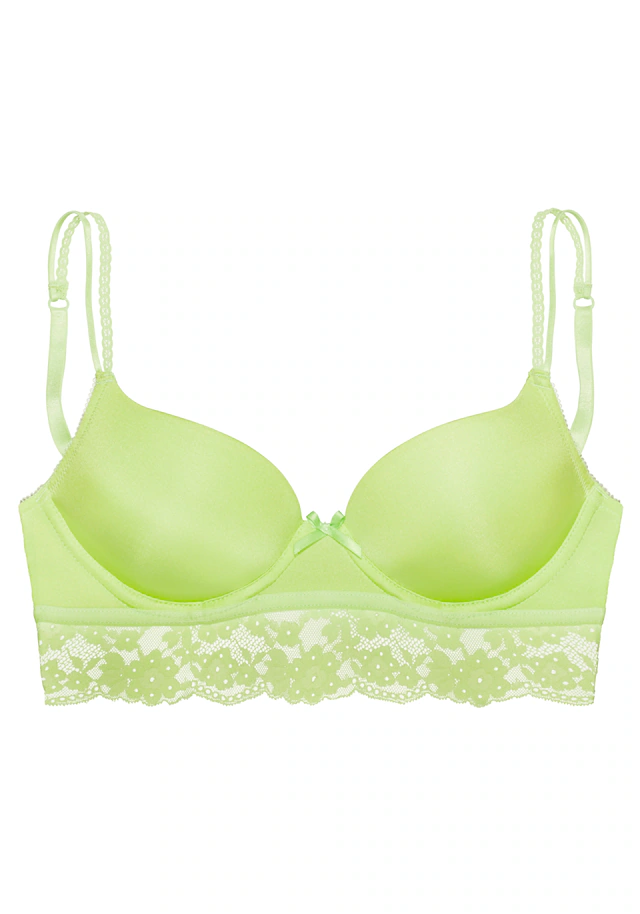 Vivance Push-up-BH »Anisa« mit Bügel und Spitze entlang der Unterbrust, sexy Dessous