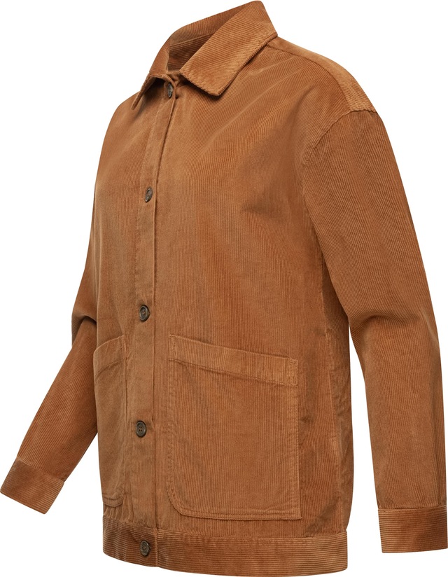 Ragwear Cordjacke »Ennea« ohne Kapuze Leichte Damen Übergangsjacke aus Kord