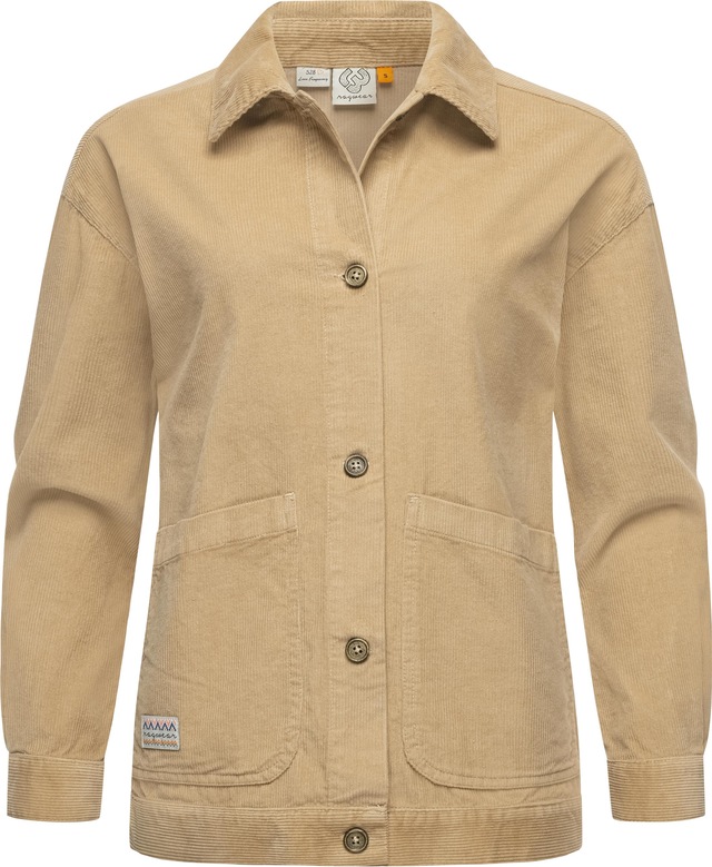 Ragwear Cordjacke »Ennea« ohne Kapuze Leichte Damen Übergangsjacke aus Kord