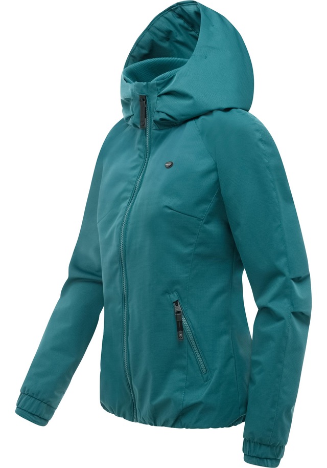 Ragwear Outdoorjacke »Dizzie Tech« mit Kapuze Wasserdichte Damen Übergangsjacke mit großer Kapuze